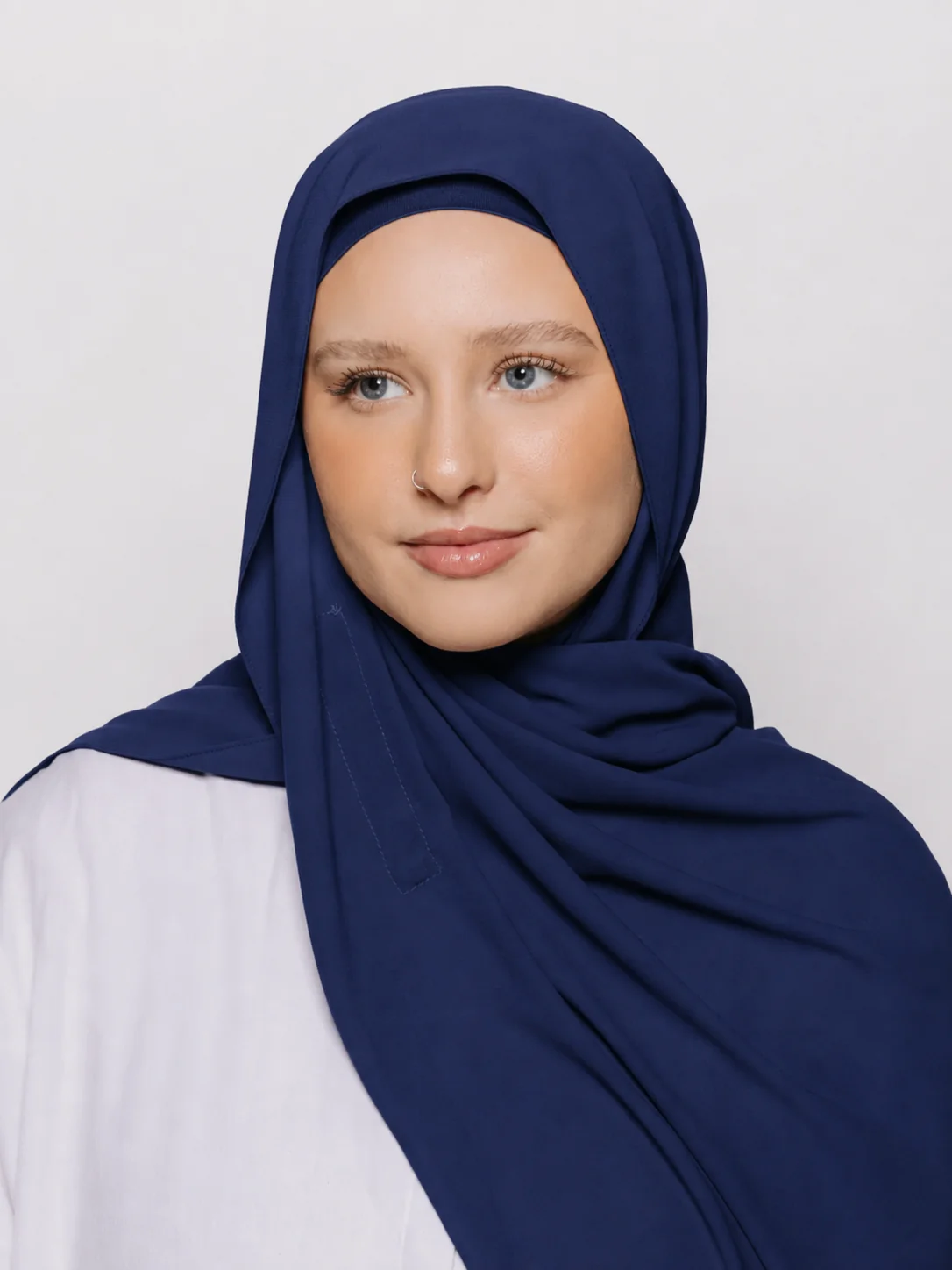 Built-in Magnet Hijab - MAROON
