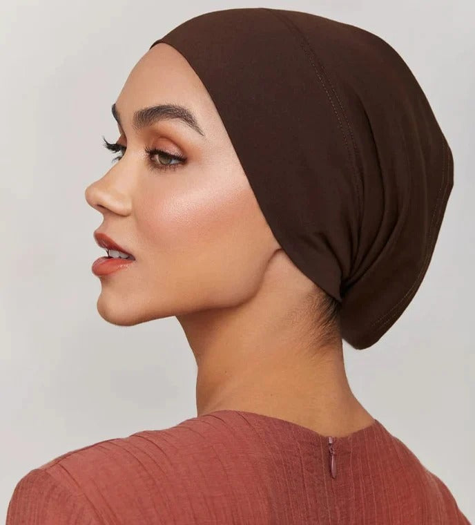 TUBE CAP - DARK BROWN