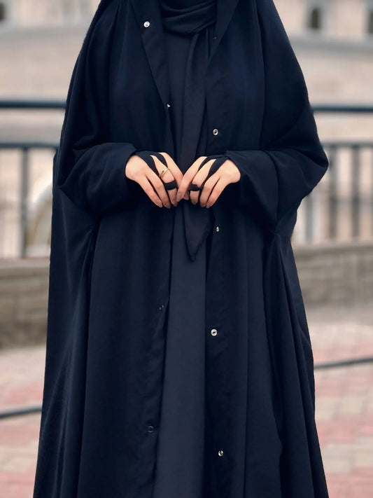 IRANI CHADAR WITH BUTTON Iraqi Chadar with Sleeves