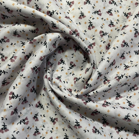 Printed Namaz Chadar with sleeves and Naqab- NC3305