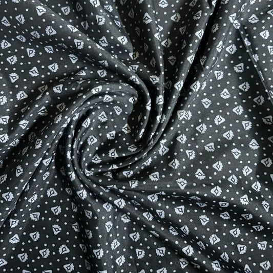 Printed Namaz Chadar with sleeves and Naqab- NC3313