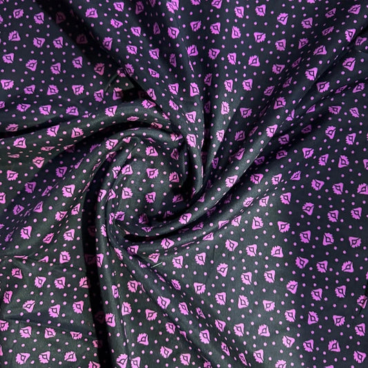 Printed Namaz Chadar with sleeves and Naqab- NC3314