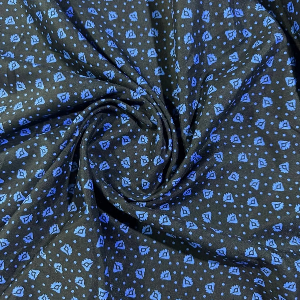 Printed Namaz Chadar with sleeves and Naqab- NC3315