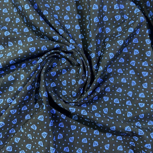 Printed Namaz Chadar with sleeves and Naqab- NC3315