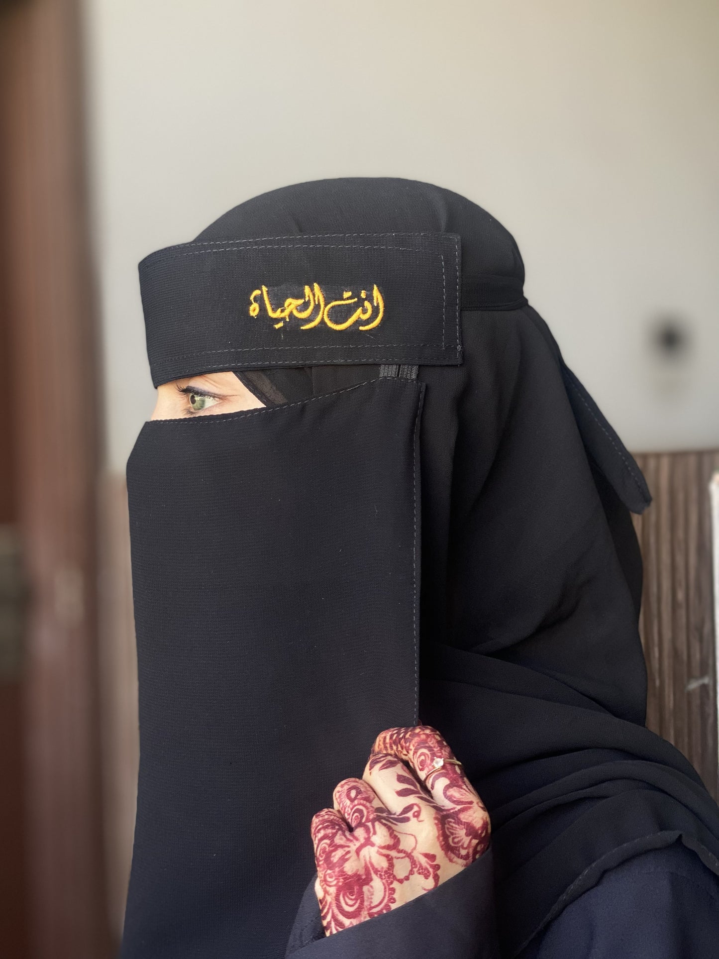 ANT-Al-HAYAT SAUDI NIQAB WITH EMBROIDERY