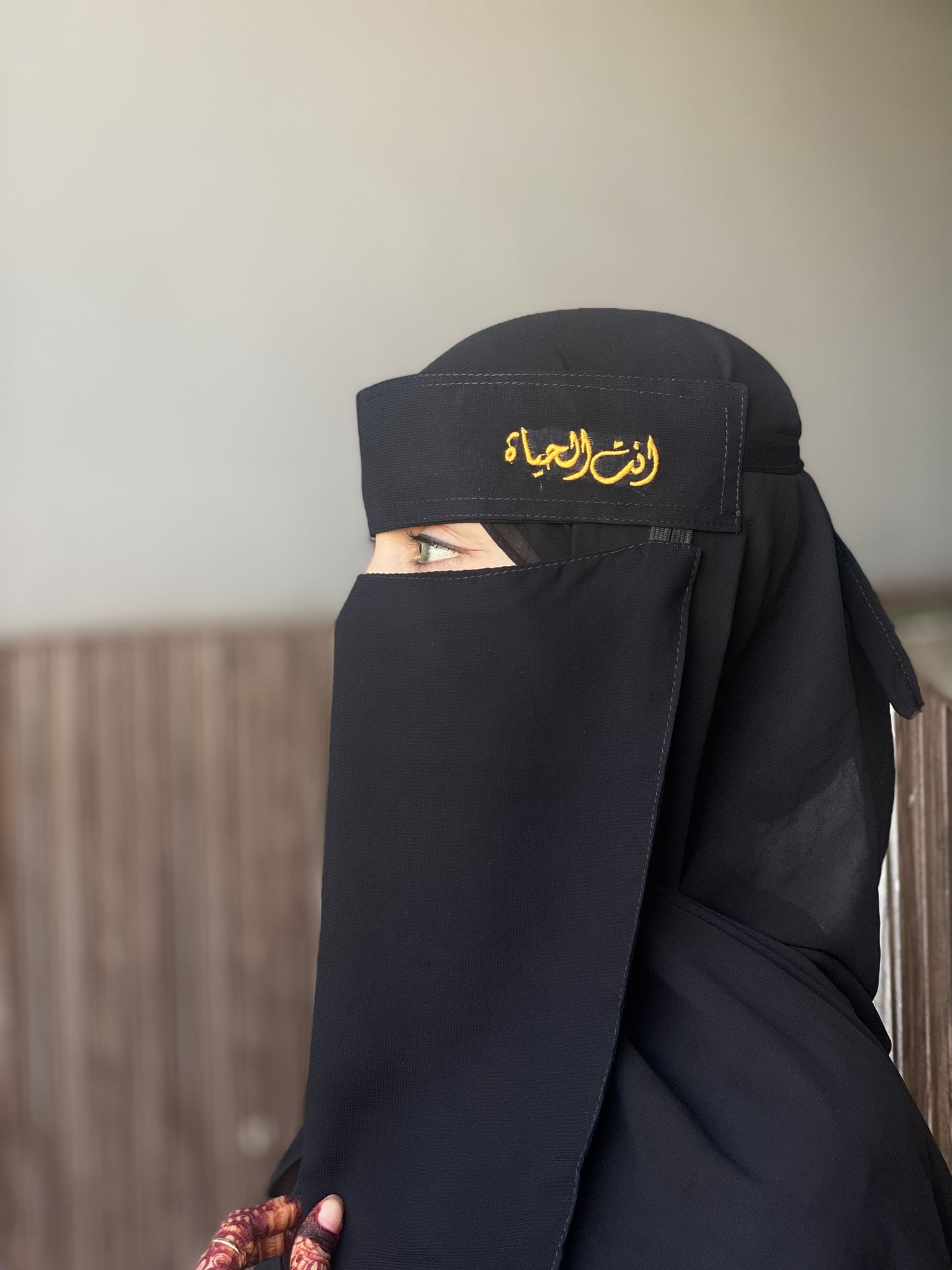 ANT-Al-HAYAT SAUDI NIQAB WITH EMBROIDERY