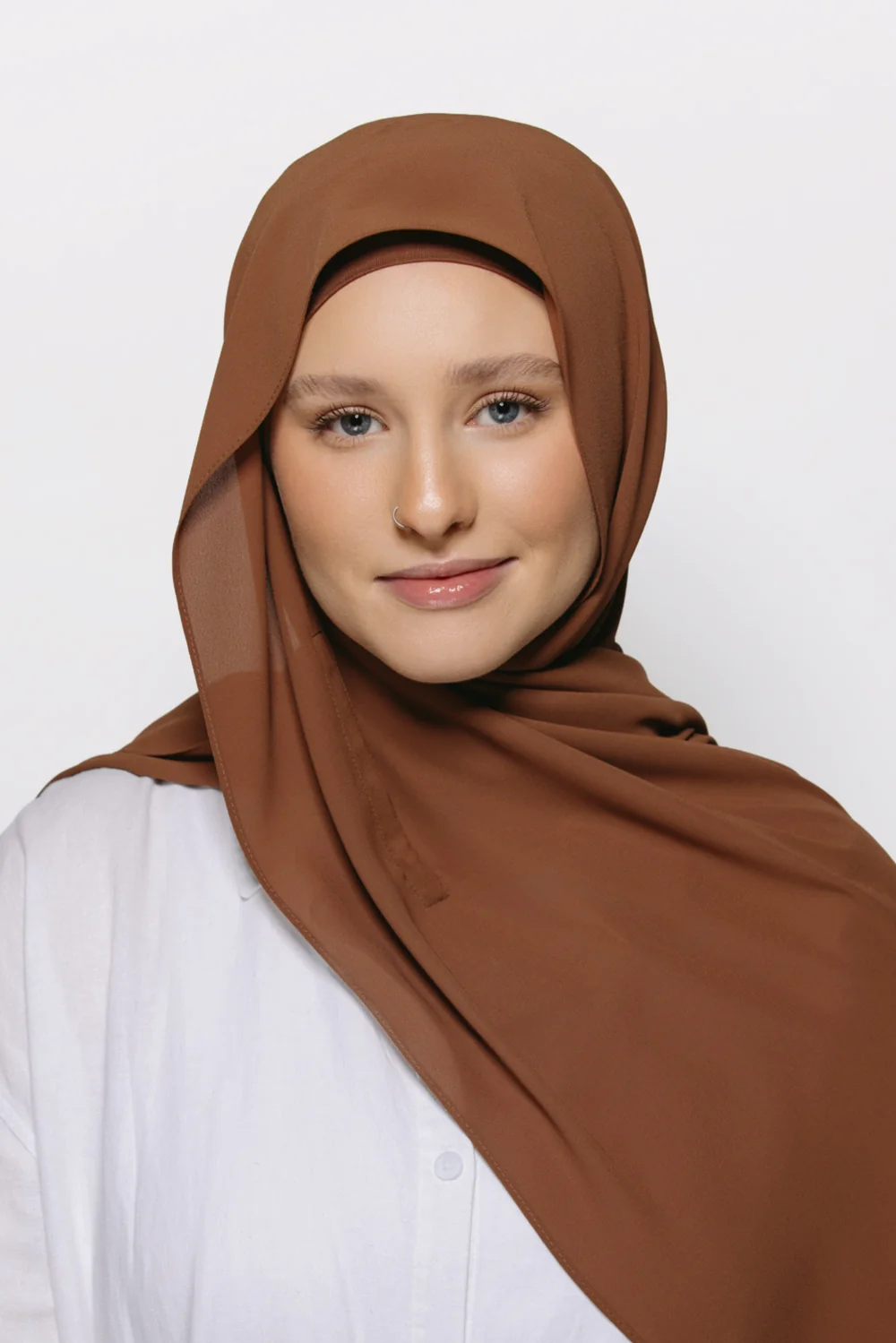 Built-in Magnet Hijab - MAROON