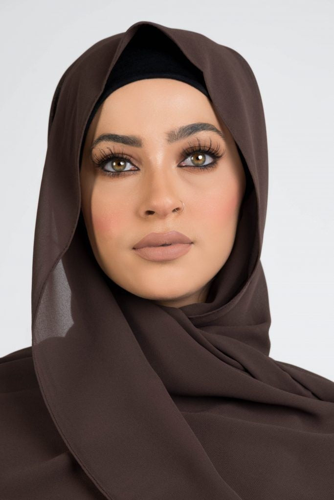 Plain Georgette BROWN