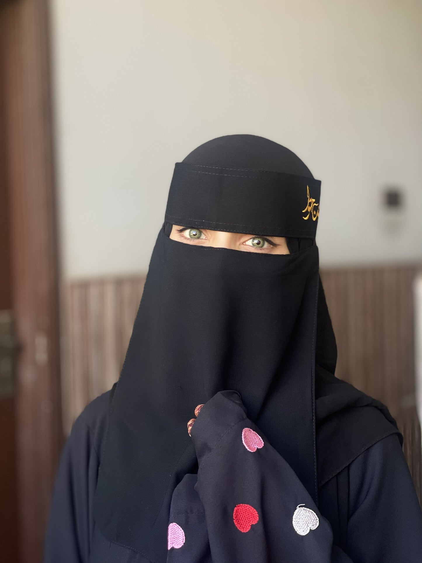 BINT-E- HAWA SAUDI NIQAB WITH EMBROIDERY