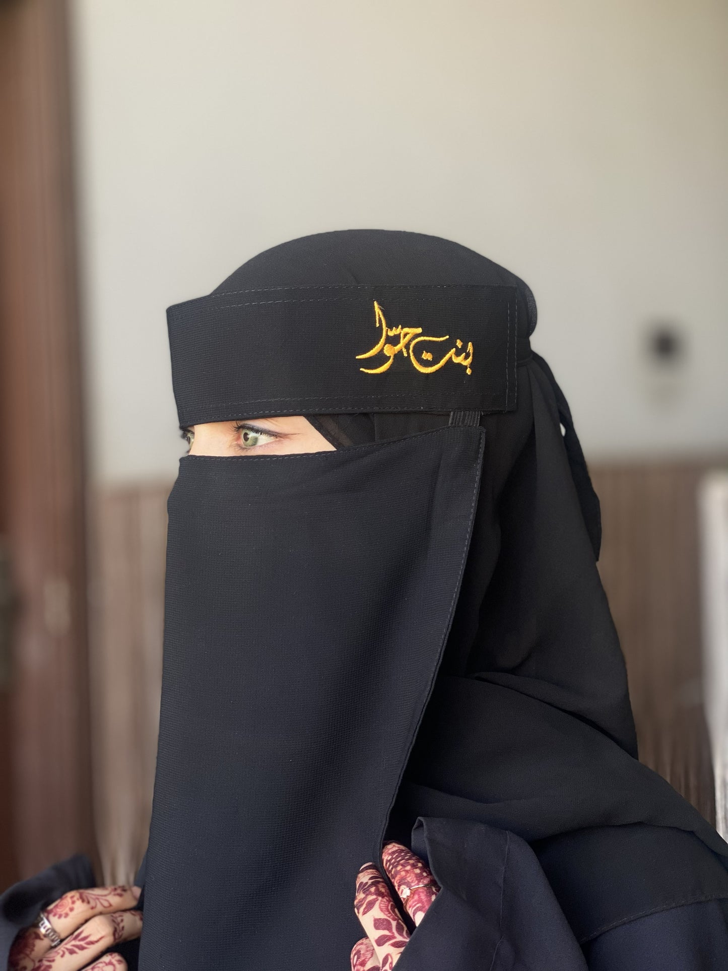 BINT-E- HAWA SAUDI NIQAB WITH EMBROIDERY