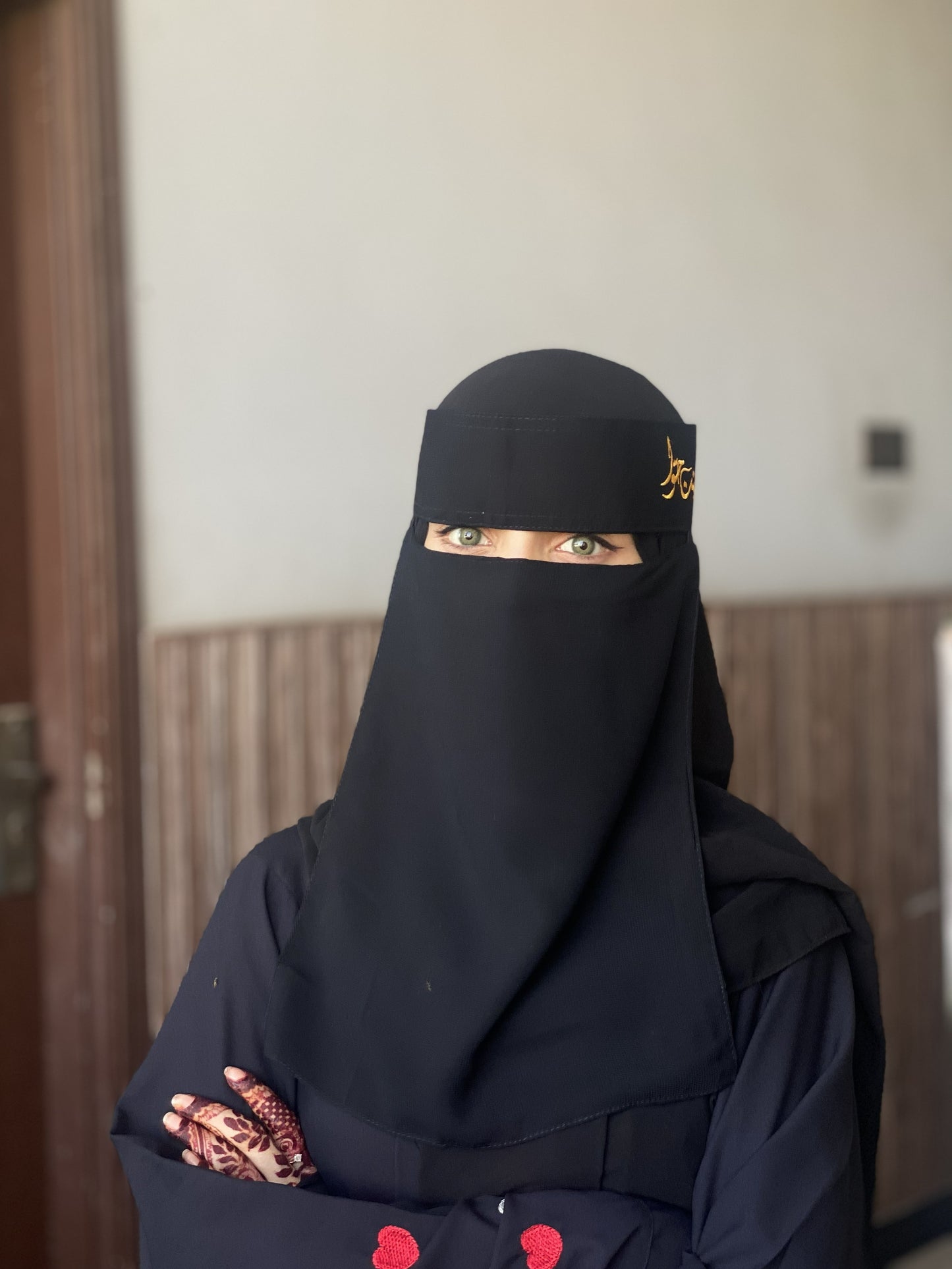 BINT-E- HAWA SAUDI NIQAB WITH EMBROIDERY