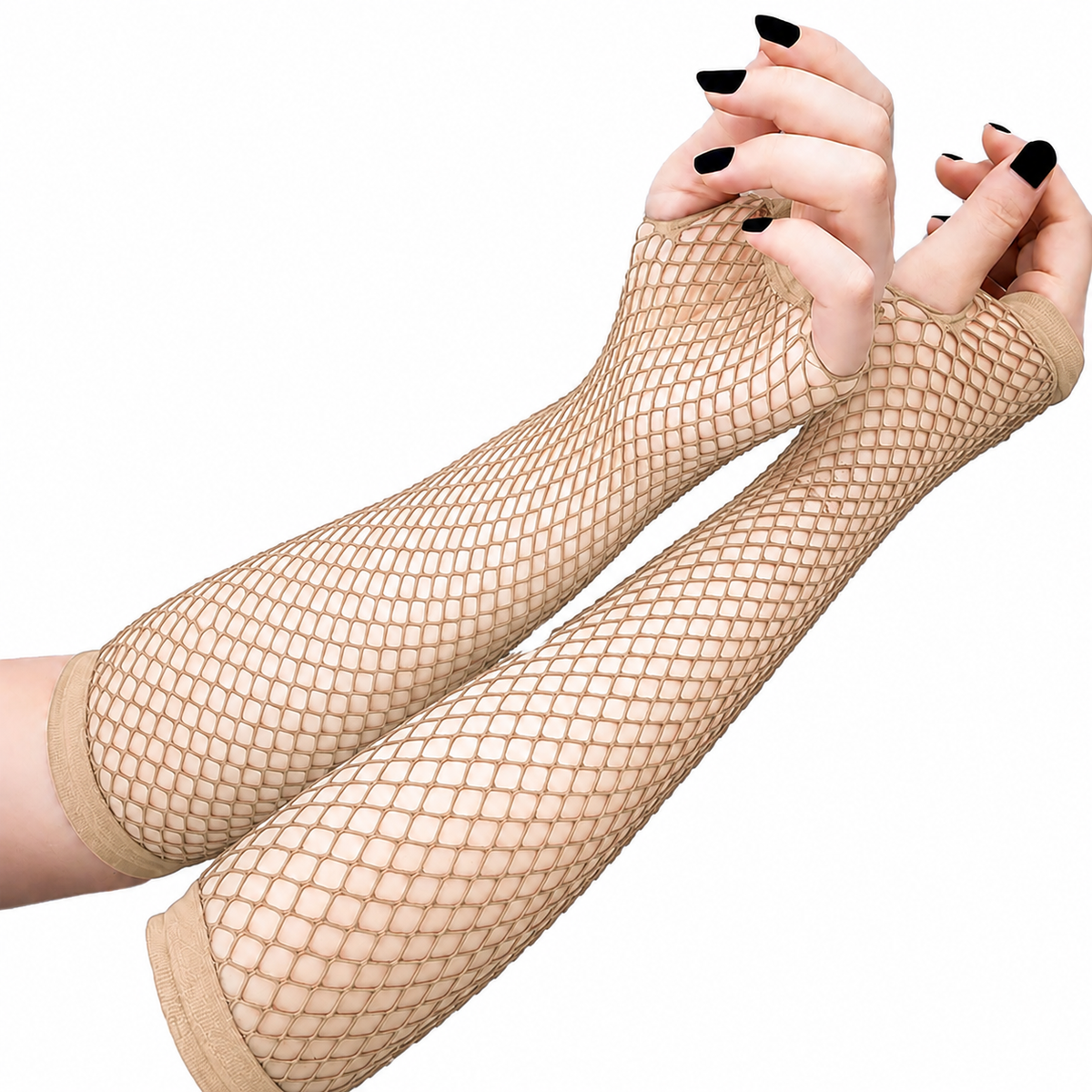 Fishnet Lace Hollow Gloves