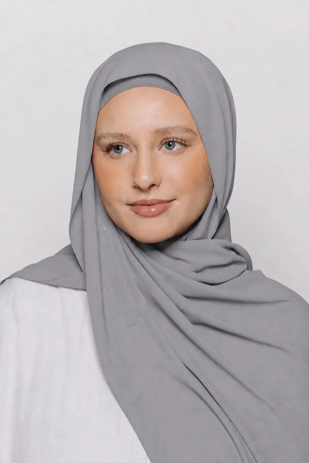 Built-in Magnet Hijab - MAROON