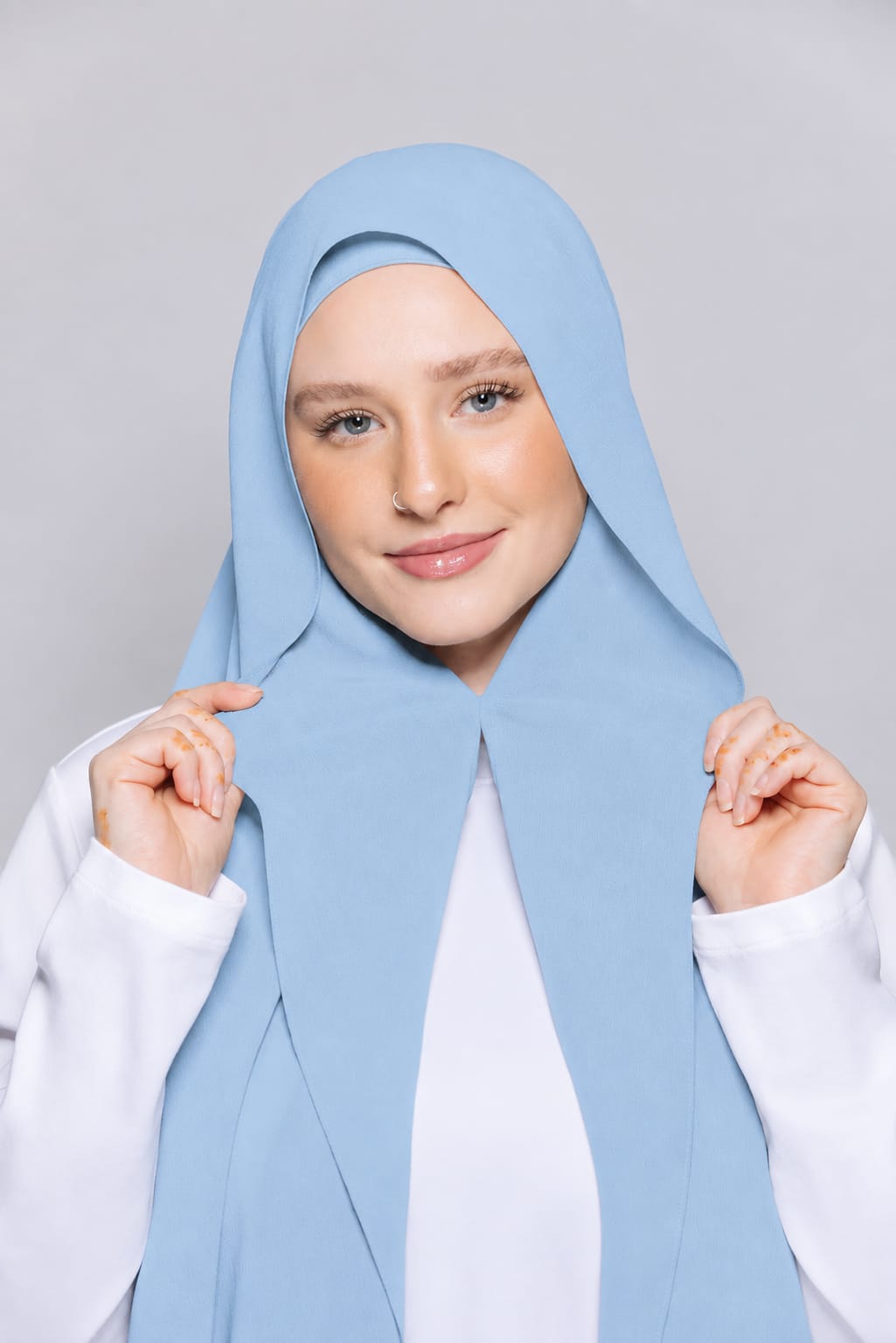Built-in Magnet Hijab - MAROON