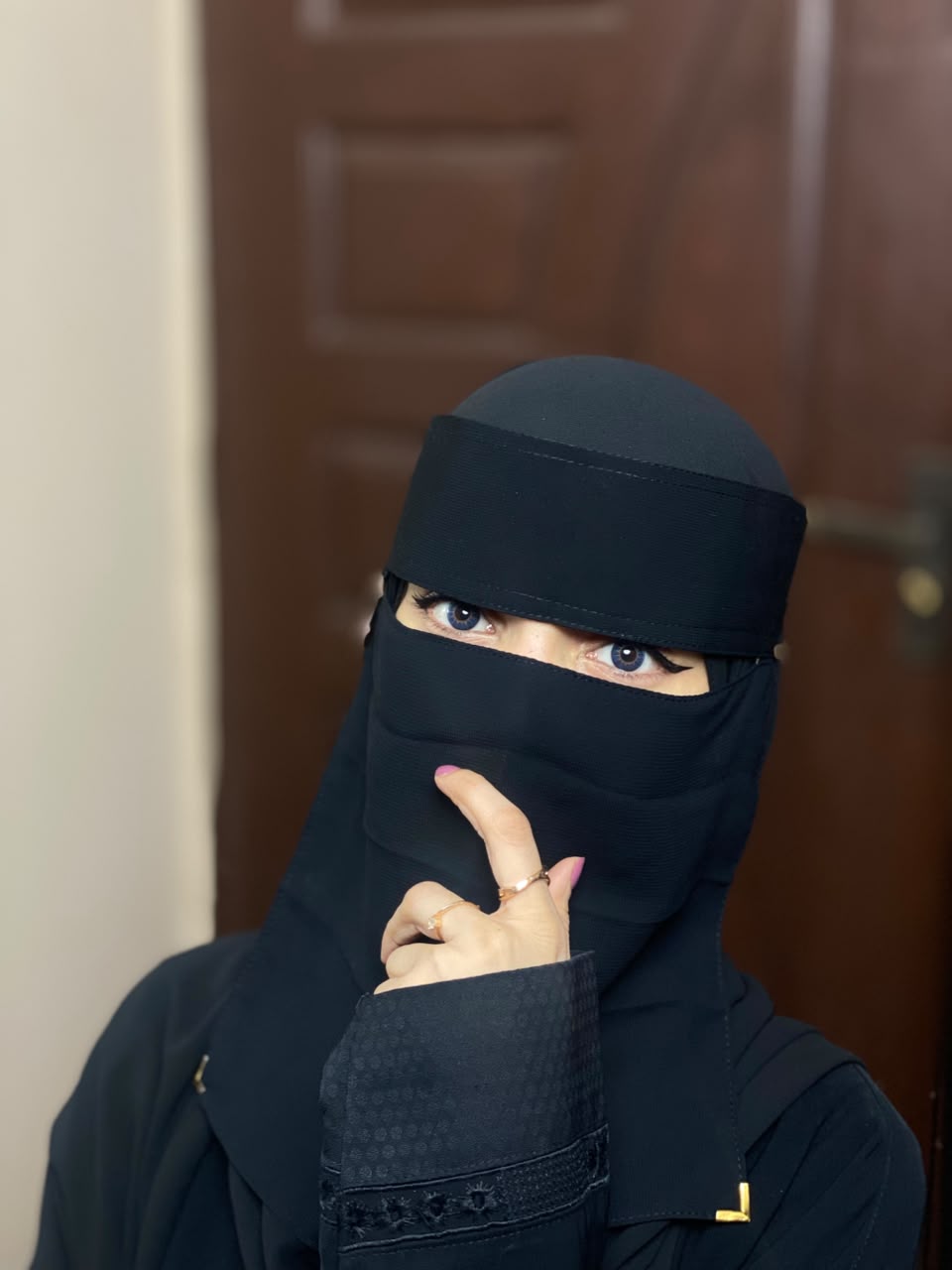 Saudi Niqab With 6 Sides Twinkle Clips