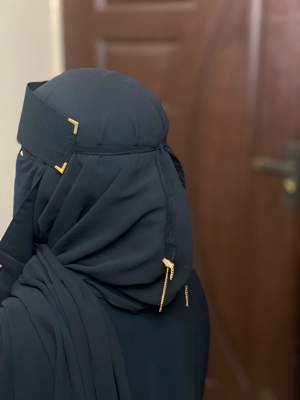 Saudi Niqab With 6 Sides Twinkle Clips