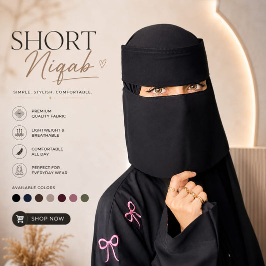 Short Lenght Saudi Niqab