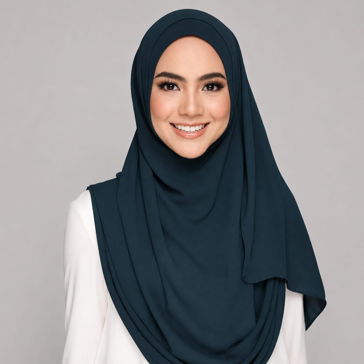 Instant Hijab with 2 Loops - CHERRY PINK