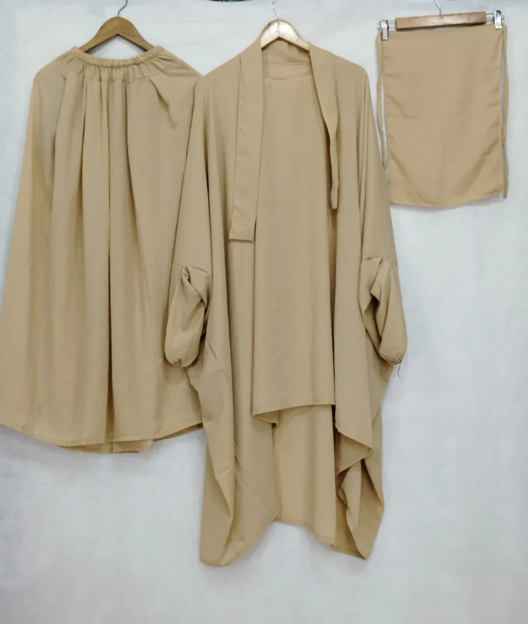 3 PIECE (NAQAB , JILBAB & SKIRT) - SKIN