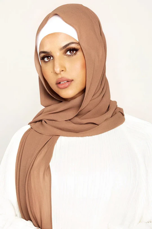 Plain Georgette Espresso