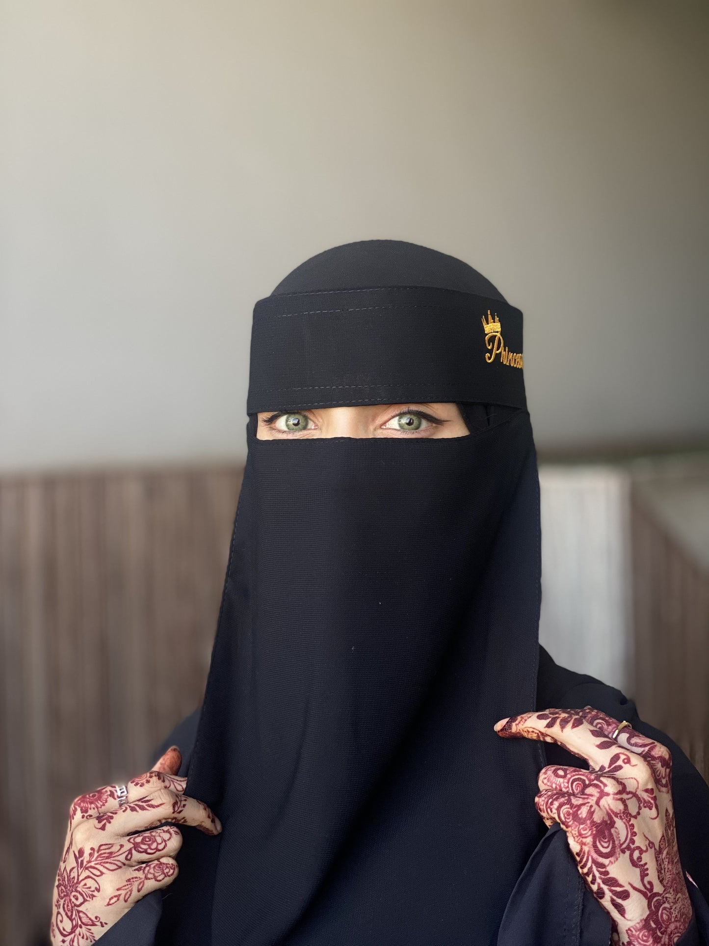PRINCESS SAUDI NIQAB WITH EMBROIDERY