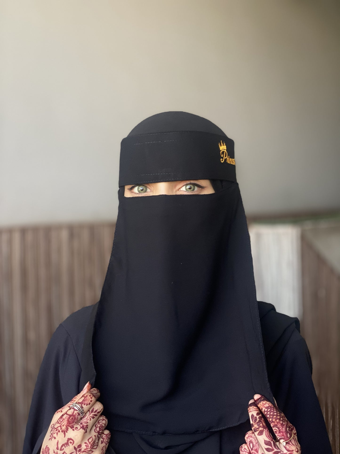 PRINCESS SAUDI NIQAB WITH EMBROIDERY