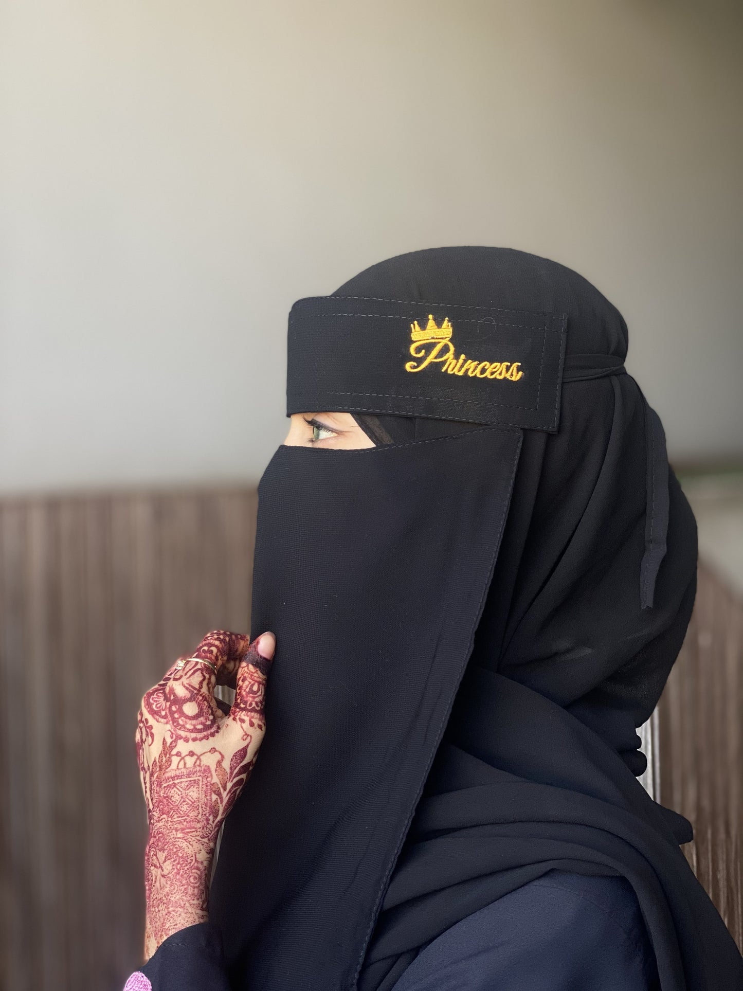 PRINCESS SAUDI NIQAB WITH EMBROIDERY