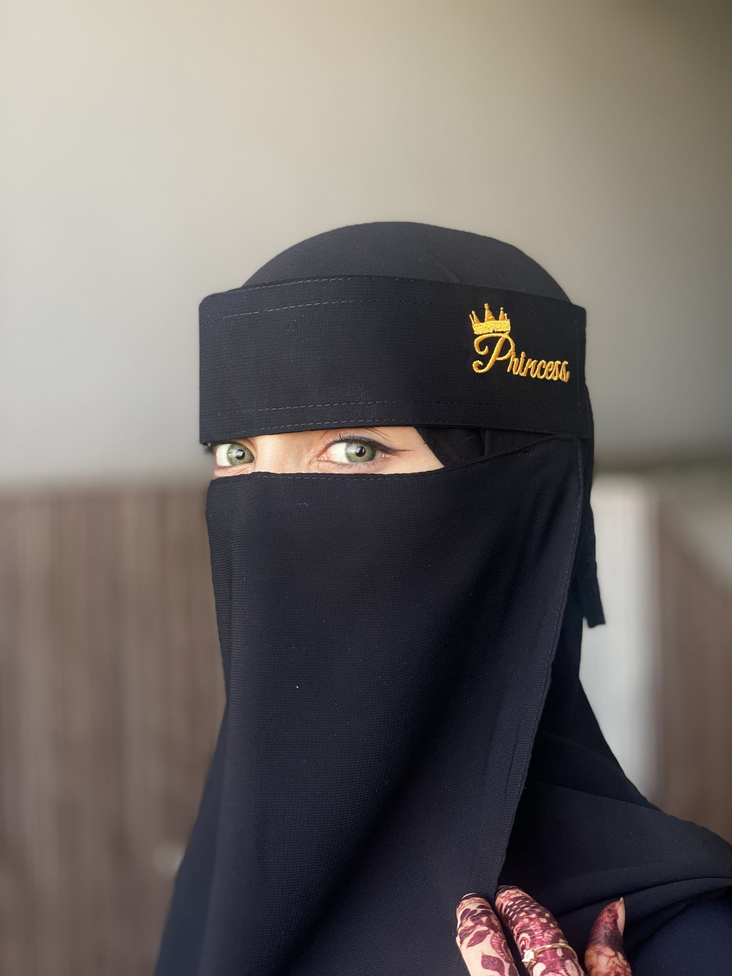 PRINCESS SAUDI NIQAB WITH EMBROIDERY