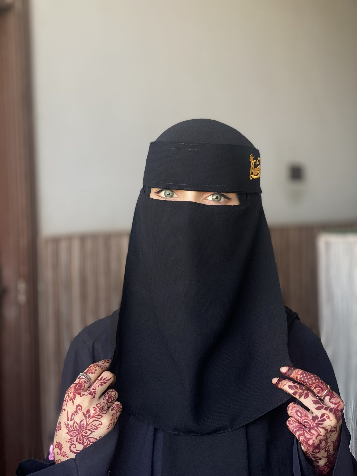 QUEEN SAUDI NIQAB WITH EMBROIDERY
