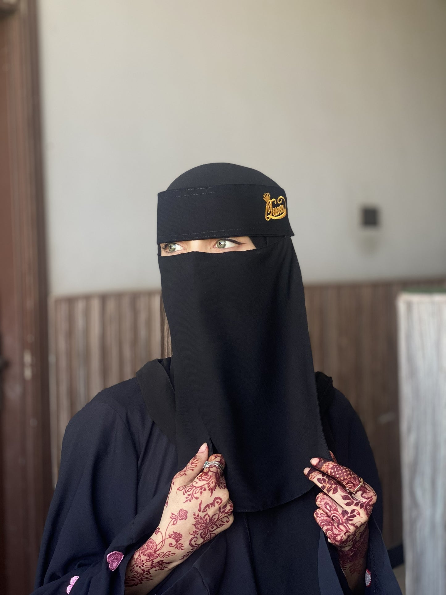 QUEEN SAUDI NIQAB WITH EMBROIDERY