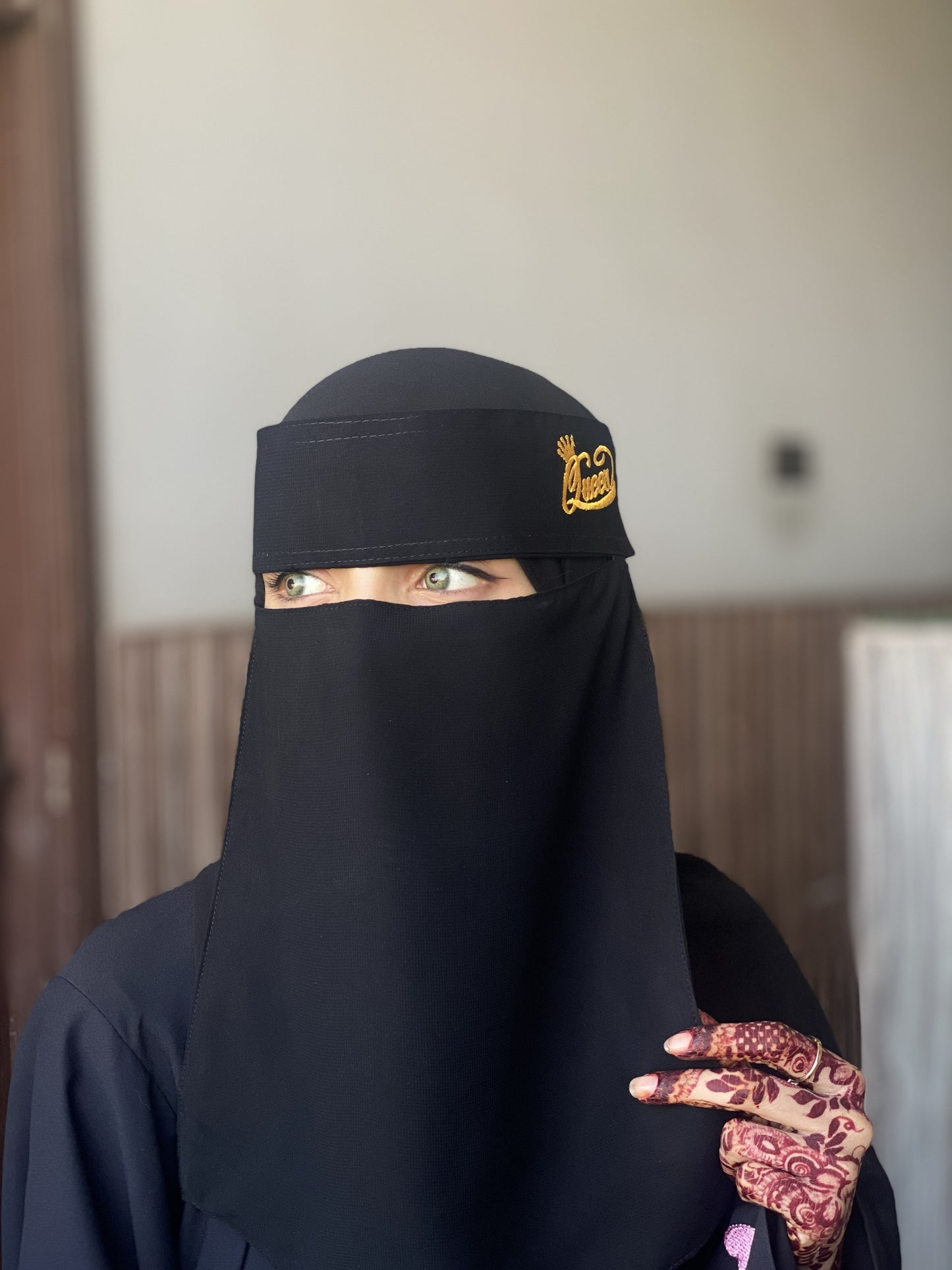 QUEEN SAUDI NIQAB WITH EMBROIDERY