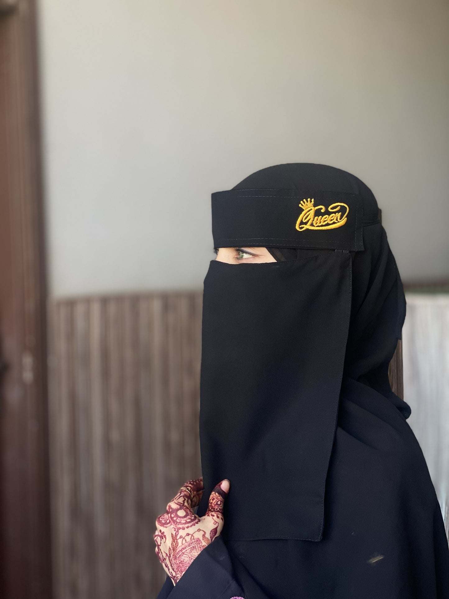 QUEEN SAUDI NIQAB WITH EMBROIDERY